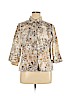 Studio Works Tan 3/4 Sleeve Button-Down Shirt Size XL (petite) - photo 1