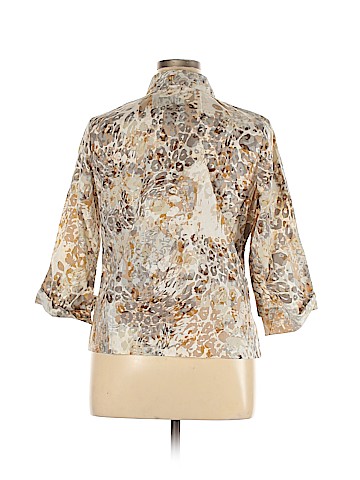 Studio Works 3/4 Sleeve Button-Down Shirt (view 2)