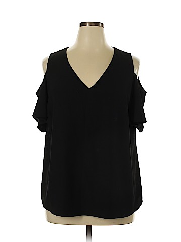 Calvin Klein Short Sleeve Blouse (view 1)