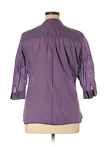 Eddie Bauer 3/4 Sleeve Button-Down Shirt (view 2)