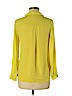Forever 21 100% Polyester Yellow Long Sleeve Blouse Size S - photo 2