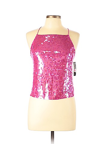 DKNY Sleeveless Silk Top (view 1)