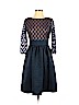 Eliza J 100% Polyester Blue Cocktail Dress Size 4 - photo 1