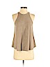 Lucy Love Tan Sleeveless Top Size S - photo 1