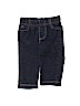 Carter's 100% Cotton Solid Blue Jeans 3-6 MO / 6 MO - photo 1