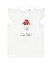 Janie and Jack 100% Cotton Graphic White Short Sleeve Top Size 6 - photo 1