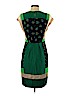 Tory Burch 100% Silk Green Casual Dress Size 0 - photo 2