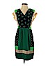 Tory Burch 100% Silk Green Casual Dress Size 0 - photo 1