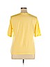 Talbots 100% Pima Cotton Yellow Short Sleeve Top Size XL - photo 2