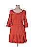 Lane Bryant 100% Rayon Orange Casual Dress Size 14 Plus (1) - photo 2