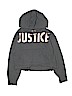 Justice 100% Cotton Gray Pullover Hoodie Size 18 - 20 - photo 1