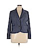 Lands' End 100% Wool Blue Wool Blazer Size 14 (petite) - photo 1