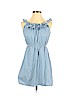 Lily Rose 100% Cotton Blue Casual Dress Size S - photo 1