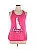 Assorted Brands 100% Cotton Pink Tank Top Size XL - photo 1