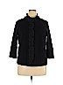Lauren by Ralph Lauren 100% Cotton Black Cardigan Size 1X - photo 1