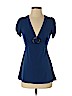 A. Byer Blue Short Sleeve Top Size S - photo 1