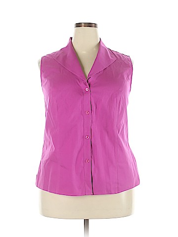 Jones New York Collection Sleeveless Button-Down Shirt (view 1)