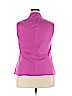 Jones New York Collection 100% Cotton Purple Sleeveless Button-Down Shirt Size 18 - photo 2