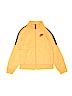 Nike 100% Polyester Orange Track Jacket Size 7 - photo 1