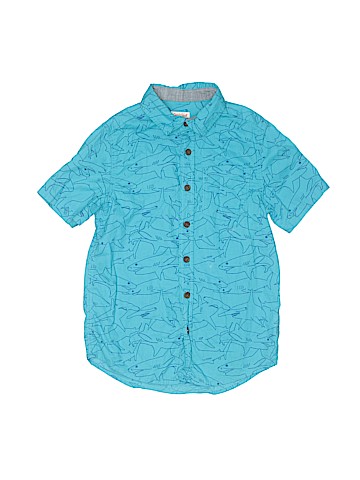 Cat & Jack Short Sleeve Button-Down Shirt (view 1)