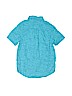 Cat & Jack 100% Cotton Blue Short Sleeve Button-Down Shirt Size 8 - 10 - photo 2
