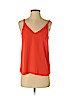 Topshop Orange Sleeveless Blouse Size 4 - photo 1