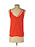 Topshop Orange Sleeveless Blouse Size 4 - photo 2