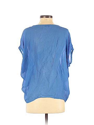 Babaton Short Sleeve Silk Top (view 2)
