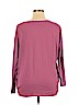 Ann Taylor LOFT Pink Long Sleeve T-Shirt Size XL - photo 2