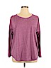 Ann Taylor LOFT Pink Long Sleeve T-Shirt Size XL - photo 1