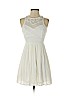 Forever 21 100% Rayon White Casual Dress Size S - photo 1