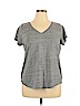Sonoma Goods for Life Plus Gray Short Sleeve T-Shirt Size XL - photo 1