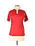 Nike 100% Polyester Red Short Sleeve Polo Size L - photo 1