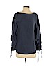 Lafayette 148 New York 100% Silk Gray Long Sleeve Silk Top Size P (petite) - photo 1
