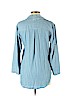 Mossimo 100% Lyocell Blue Long Sleeve Blouse Size M - photo 2