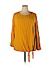 Ann Taylor LOFT 100% Polyester Gold Long Sleeve Blouse Size 18 - photo 1