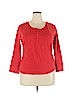 Jockey Red Long Sleeve Henley Size XXL - photo 1