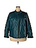 Cj Banks Teal Faux Leather Jacket Size 2X - photo 1