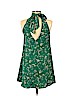 Lulu's 100% Polyester Green Casual Dress Size XS - photo 2
