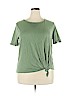 Green With Envy 100% Cotton Green Short Sleeve T-Shirt Size 2X - photo 1