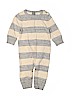 Baby Gap 100% Cotton Stripes Gray Long Sleeve Outfit Size 12-18 mo - photo 1