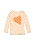 Crewcuts 100% Cotton Hearts Tan Long Sleeve T-Shirt Size 4 - 5 - photo 1