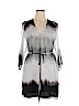 Halston Heritage 100% Polyester Gray Casual Dress Size XL - photo 1
