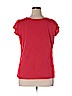 Ann Taylor LOFT Red Short Sleeve Top Size XL - photo 2
