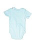 The Children's Place 100% Cotton Blue Short Sleeve Onesie Size 9-12 mo - photo 2