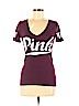 Victoria's Secret Pink Purple Short Sleeve T-Shirt Size S - photo 1