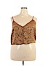Wild Fable 100% Polyester Tan Sleeveless Blouse Size XXL - photo 1