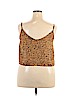 Wild Fable 100% Polyester Tan Sleeveless Blouse Size XXL - photo 2