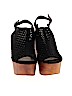 Bamboo Black Wedges Size 9 - photo 2