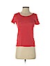 H&M 100% Linen Red Short Sleeve T-Shirt Size XS - photo 1